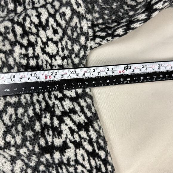 Daphne Fur Trim Cardigan Shawl Cardigan Sz S/M Animal Print Penny Lane Mob Wife - Picture 10 of 12